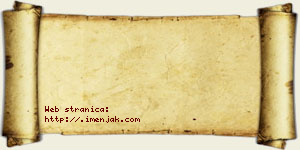 Jana Tošković vizit kartica